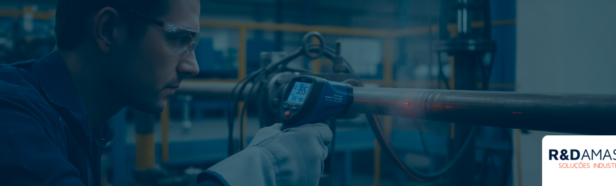 Descubra como o pirômetro óptico para medição de temperatura garante precisão, segurança e eficiência em processos industriais. Conheça a R&Damasco.
