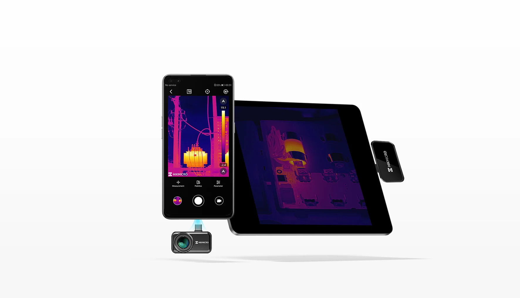 Câmera Térmica Portátil para Celular Série Mini